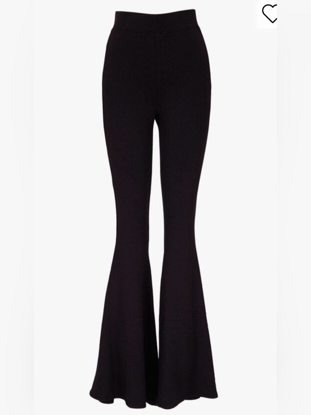 L'AGENCE Kiki High-Rise Pull On Flare Pants in Black Size XS